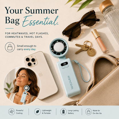ICEYCOOL HANDHELD COOLING FAN